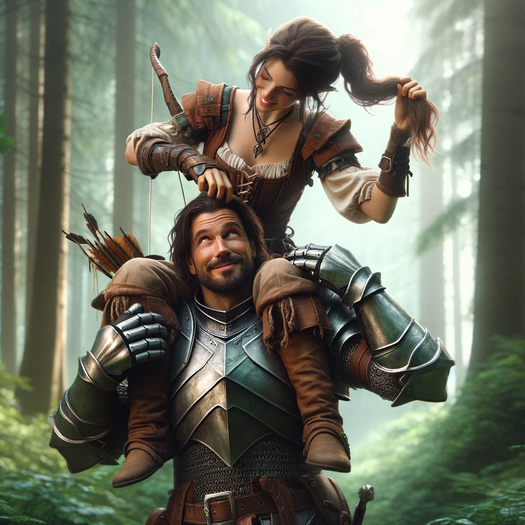 "I never thought I'd find someone as enchanting as you on this journey. Consider my heart officially looted."